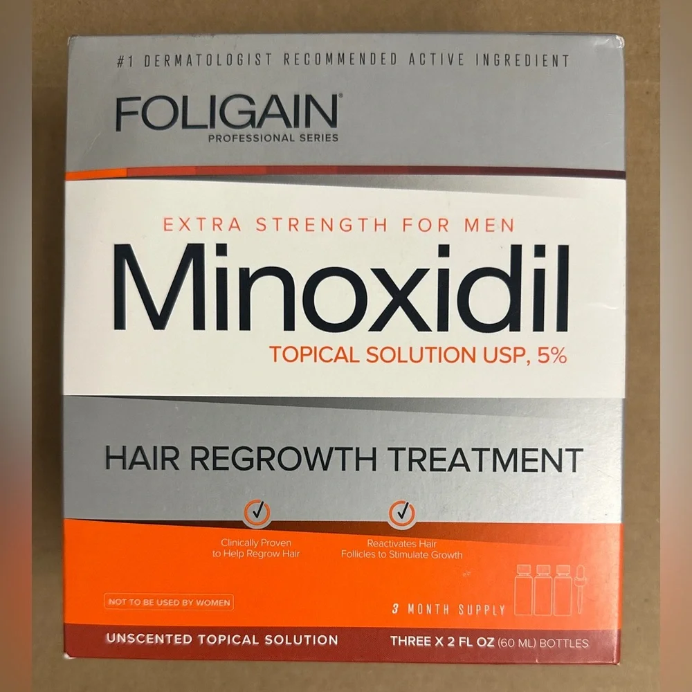 FOLIGAIN MINOX 5% HAIR REGROWTH TREATMENT FOR‎ MEN- (360ml) 6 Month Supply